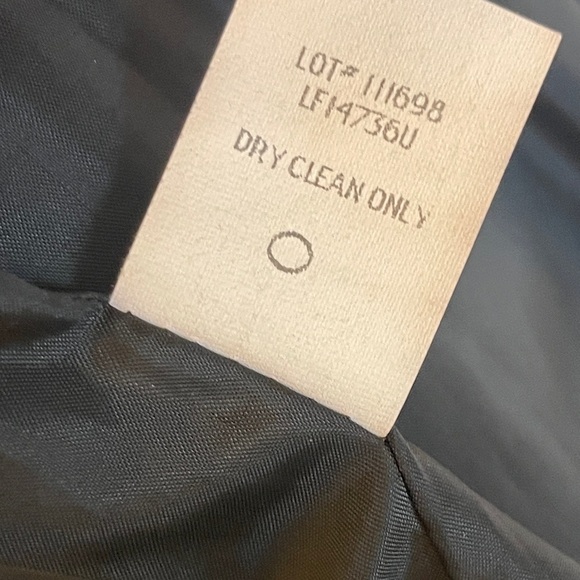 London Fog Black Tweed Single Breasted Classic Peacoat Wool Blend Petite X-Small - Picture 6 of 7